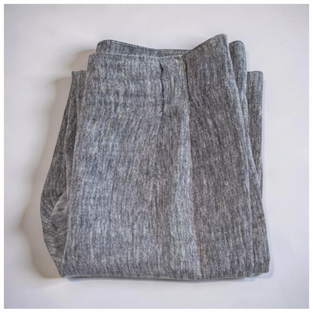 JON Gray Textured Wide-Leg Dress Pants | Size 4 |Tailored | Minimalist Chic - Picture 9 of 10